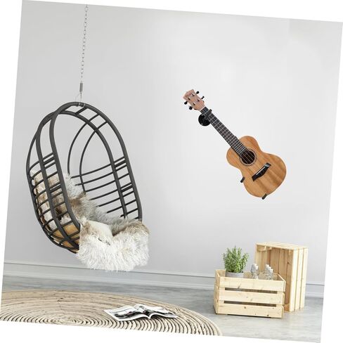 1 Set Horizontal Guitar Wall Mount Holder Durable Metal Hanger for Electric Acoustic Bass Violin Ukulele Easy Installation with Screw Kit Versatile Display Rack in Saudi Arabia