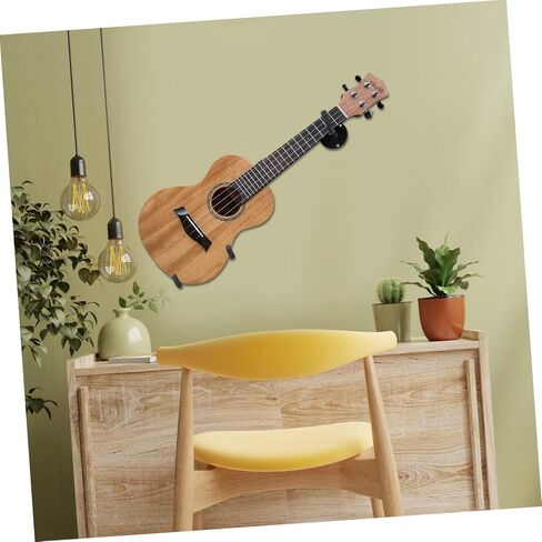 1 Set Horizontal Guitar Wall Mount Holder Durable Metal Hanger for Electric Acoustic Bass Violin Ukulele Easy Installation with Screw Kit Versatile Display Rack in Saudi Arabia