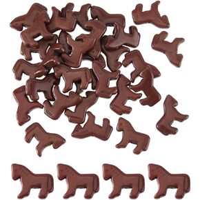 45pcs Synthetic Turquoise Beads Charms 3 Colors Turquoise Zuni Horse Beads Carved Wild Western Focal Horse Charms for Jewelry Necklace Bracelets Earrings Making DIY Crafts in Saudi Arabia