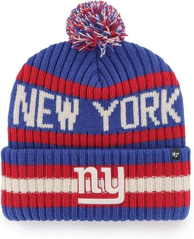 47 قبعة Bering Stripe Fashion Cuff Beanie - قبعة شتوية متماسكة ممتازة من الدوري الوطني لكرة القدم الأمريكية in Saudi Arabia