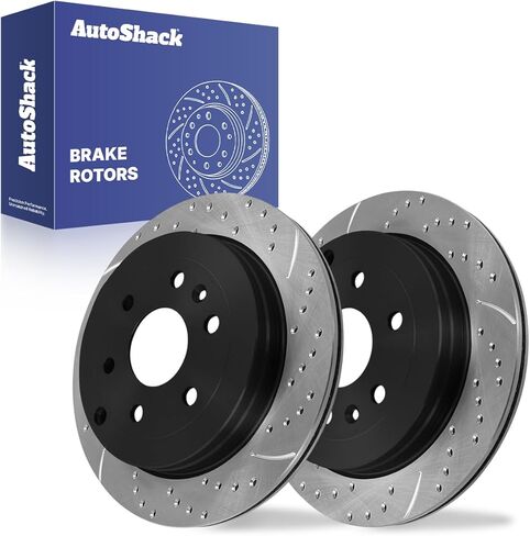 AutoShack Brake Rotors Rear Brake Rotor Replacement Kit for 2009-2017 Chevrolet Traverse 2007-2015 2016 GMC Acadia 2017 Acadia Limited 2008-2017 Buick Enclave 2007-2010 Saturn Outlook 3.6L V6 R65153PR in Saudi Arabia