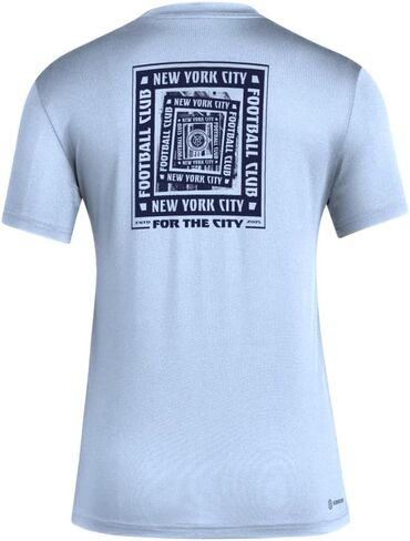 adidas Women's New York City FC Local Warp Pre-Game Short Sleeve T-Shirt in Saudi Arabia