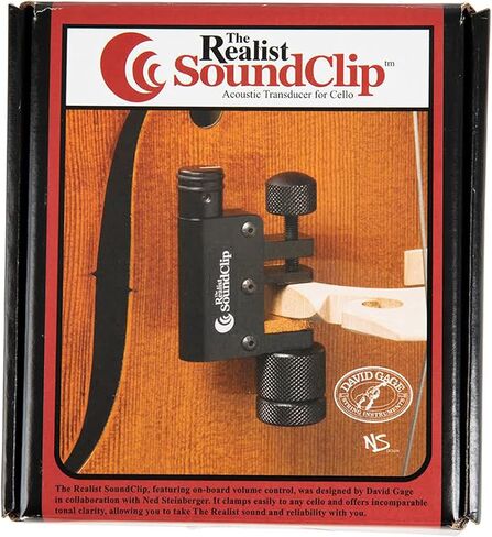 Realist RLSTVSC - SoundClip Pickup for Violin and Viola - Reflects Instrument's True Sound - Easy To Mount - Sounds Great Instantly - Adjusting Placement Varies Tone Color and Sensitivity in Kuwait