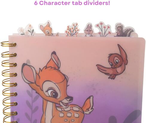 Innovative Designs Disney Princess Tab Journal Notebook for Kids, Spiral Bound, 96 Lined Pages, 8 x 7 inches in Kuwait