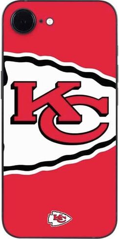 Skinit Decal Phone Skin Compatible with iPhone 16e - Officially Licensed NFL Kansas City Chiefs Design in Saudi Arabia