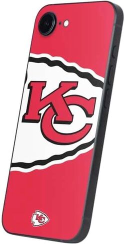 Skinit Decal Phone Skin Compatible with iPhone 16e - Officially Licensed NFL Kansas City Chiefs Design in Saudi Arabia
