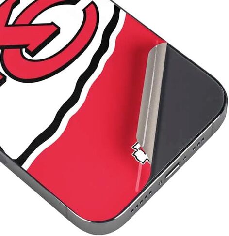 Skinit Decal Phone Skin Compatible with iPhone 16e - Officially Licensed NFL Kansas City Chiefs Design in Saudi Arabia
