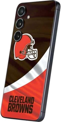 ملصق هاتف Skinit متوافق مع هاتف Galaxy A16 5G - مرخص رسميًا من NFL Cleveland Browns - تصميم بلاست in Saudi Arabia