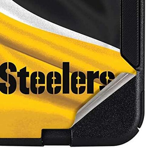غلاف هاتف من Skinit متوافق مع حافظة OtterBox Commuter لهاتف iPhone 12 - تصميم مرخص رسميًا من NFL Pittsburgh Steelers in Saudi Arabia