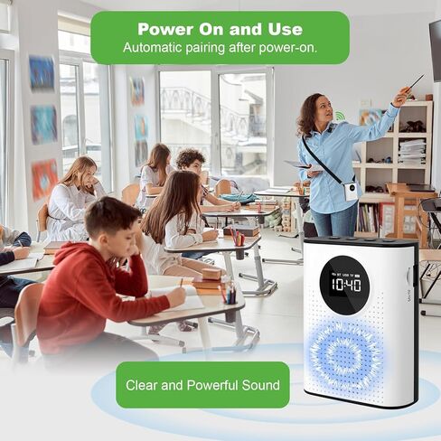 يدعم مضخم صوت Aurtec الصوتي مع ميكروفون لافالييه اللاسلكي المغناطيسي ، ومكبر صوت محمول مع ميكروفون لاسلكي 2.4 جرام ، Bluetooth ، بطاقة TF ، محرك أقراص فلاش USB وإدخال AUX in Kuwait