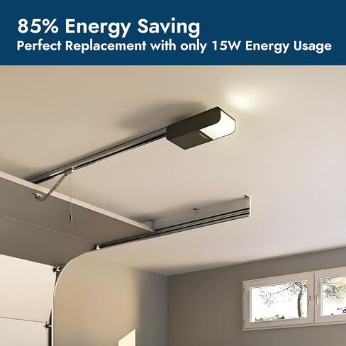 فتحة باب المرآب LED مصباح LED 2 حزمة ， 15W مكافئة لمبة ضوء المرآب 100W ، A19 5000K ضوء النهار بيضاء E26 قاعدة 120 فولت في الهواء الطلق ، تقليل التداخل ، Dimmable in Kuwait