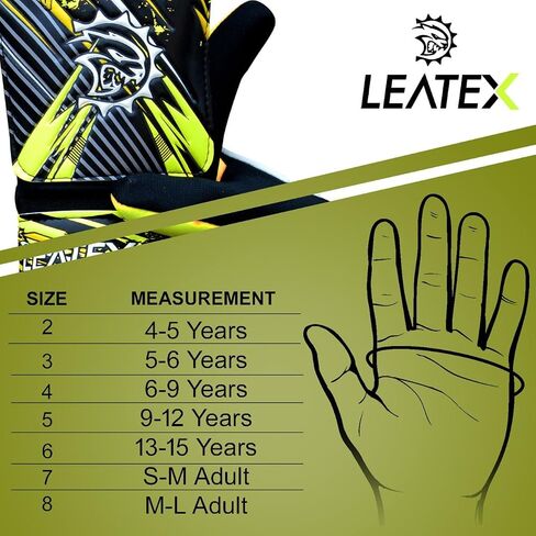 Youth Football Gloves – Kids Soccer Goalie Gloves, Strong Grip Youth Goalie Glove for Boys & Girls – Breathable Goalkeeper Gloves for Training in Saudi Arabia