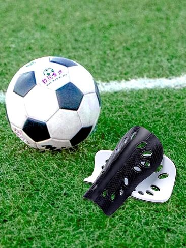 2 Pairs Soccer Shin Guards, 6.4 × 4 Inch Breathable Shin Guard Sleeves for Men&Women Football Games in Saudi Arabia