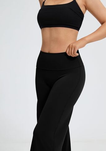 SUUKSESS Women Wide Leg Yoga Pants High Waisted Tummy Control Workout Leggings in Saudi Arabia
