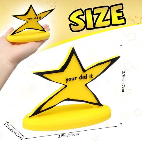 6 قطع من الكأس المضحكة مع نقش فكاهي لكأس النجمة المضحكة، هدايا التخرج لزملاء العمل، ديكور مكتب لطيف، هدية عيد ميلاد، هدية تشجيعية in Kuwait