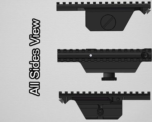 Gotical 4-Point Locking Deluxe M14/M1A Scope Mount, Over 6-inch fully Picatinny-compatible top rail with 15 slots, Side plate features locking point, Installs easily, no gunsmithing required in Saudi Arabia
