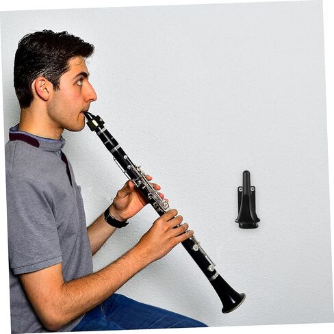SUPVOX Wall Mounted Flute Hook Multi Purpose Rack for Clarinet Saxophone Flute Display Unique Design Prevents Slipping for Studio Band Home Use in Saudi Arabia