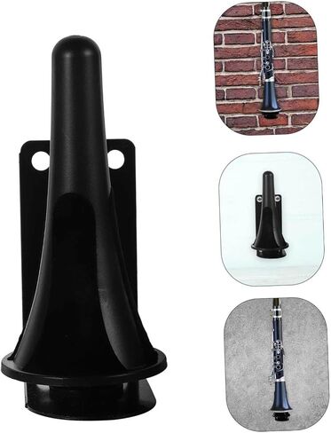 SUPVOX Wall Mounted Flute Hook Multi Purpose Rack for Clarinet Saxophone Flute Display Unique Design Prevents Slipping for Studio Band Home Use in Saudi Arabia