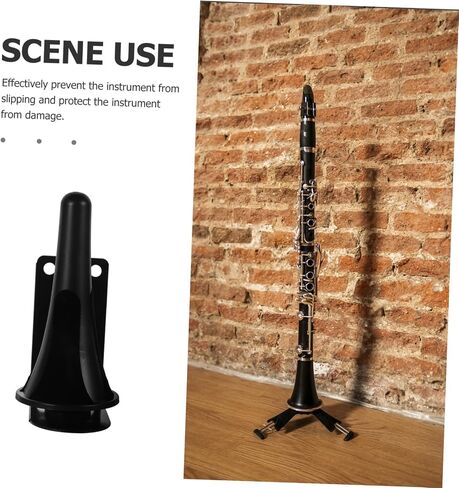 SUPVOX Wall Mounted Flute Hook Multi Purpose Rack for Clarinet Saxophone Flute Display Unique Design Prevents Slipping for Studio Band Home Use in Saudi Arabia