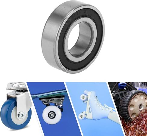 ACROPIX 6312DDU Deep Groove Ball Bearings P0 60x130x31mm Lubricated Bearings Double Rubber Seal Black Silver Tone Scooter Skateboard Wheel in Saudi Arabia
