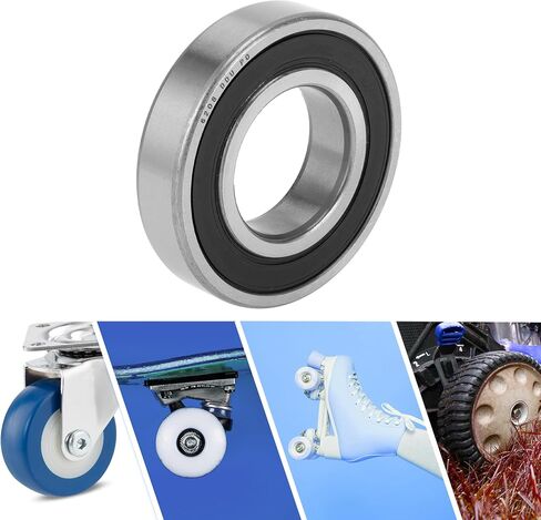 ACROPIX 6312DDU Deep Groove Ball Bearings P0 60x130x31mm Lubricated Bearings Double Rubber Seal Black Silver Tone Scooter Skateboard Wheel in Saudi Arabia