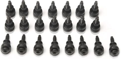 براغي تغطية صمام المحرك أكياس 06B103831E استبدال VW EOS Golf Jetta Passat Touareg Audi A3 A4 A5 A6 A7 A8 Q4 Q7 TT R8 RS5 (06B103831J-22PCS) in Saudi Arabia