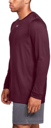 Under Armour Men's Locker 2.0 Long Sleeve Shirt Black | Silver 2XL in Saudi Arabia