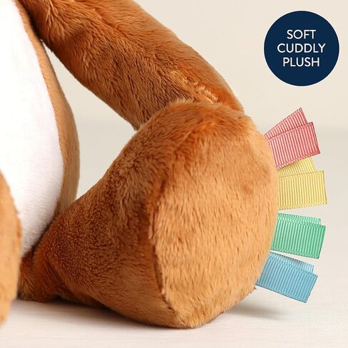 Itzy Ritzy Sweetie Snuggles Baby Plush Toy - Soft, Cuddly Stuffed Animal with Multiple Textures & Ribbons for Sensory Exploration and Promoting Self-Soothing, for Ages 0 and Up (Octopus) in Saudi Arabia