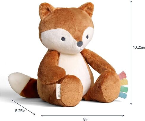 Itzy Ritzy Sweetie Snuggles Baby Plush Toy - Soft, Cuddly Stuffed Animal with Multiple Textures & Ribbons for Sensory Exploration and Promoting Self-Soothing, for Ages 0 and Up (Octopus) in Saudi Arabia