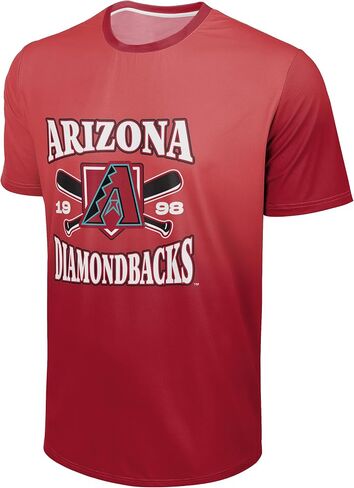 FOCO MLB Men's Official Home Plate Established Premier Performance Gradient T-Shirt in Saudi Arabia