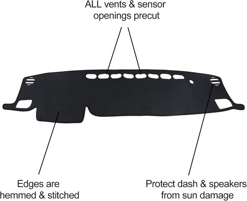 غطاء DASH لـ NISSAN Pathfinder 2005-2021 ، Frontier 2005-2021 ، Xterra 2005-2015 ، Suzuki Equato 2009-2012 in Kuwait