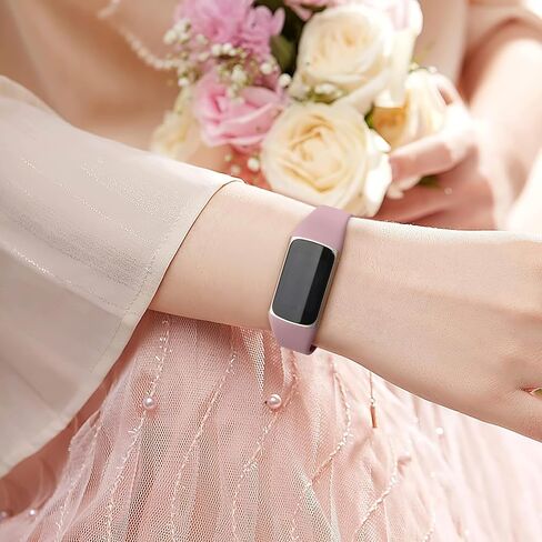 8 حزم من الأربطة المتوافقة مع Fitbit Charge 5/Charge 6 Bands للنساء والرجال، ملحقات سوار معصم بديل من السيليكون النحيف المقاوم للماء لتتبع اللياقة البدنية Fitbit Charge 5/6 in Saudi Arabia