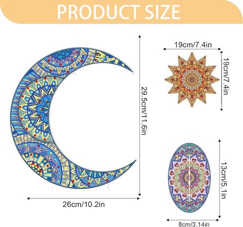 Jishshay Diamond Painting Tabletop Decoration Diy Dwarf Diamond Art Desk Desk With with Acrylic Plate Specials Crystal Desktop Ornamp in Kuwait