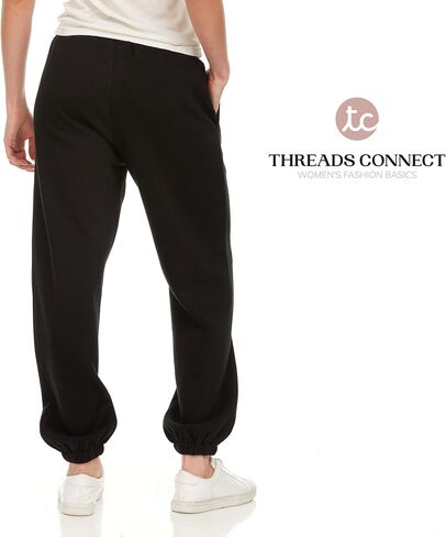 Sweatpants for Women - Closed Cinch Bottom Fleece Lounge Womens Plus Size Joggers in Saudi Arabia