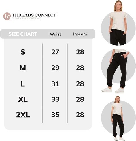 Sweatpants for Women - Closed Cinch Bottom Fleece Lounge Womens Plus Size Joggers in Saudi Arabia