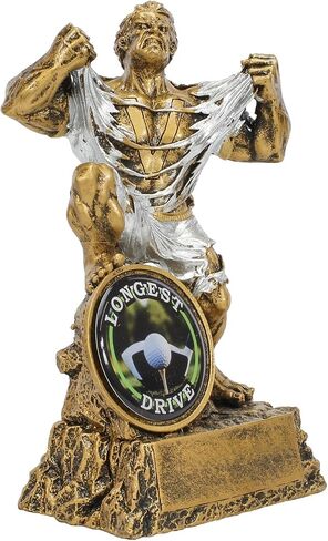 Monster Golf Trophy - AND 6.75 بوصة - ANGRAVED BEAST AWERT مع لعبة الجولف ، الأقرب إلى دبوس أو أطول محرك - تخصيص الآن in Kuwait