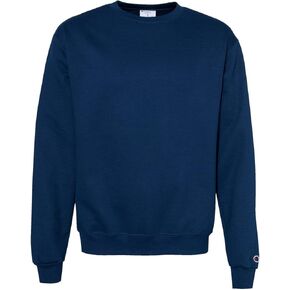 Champion Mens Powerblend Crewneck Sweatshirt, M, Late Night Blue in Saudi Arabia