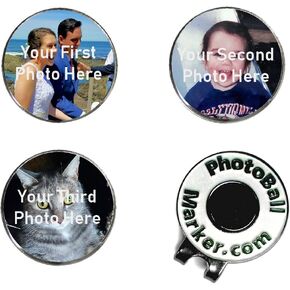 Golf Ball Markers - Custom Set of Three and Golf Hat Clip in Saudi Arabia