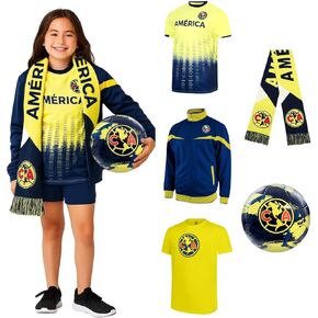 Icon Sports Official Soccer Team Ultimate Fan Pack - Unisex Kids - Jacket, T-Shirts, Scarf & Soccer Ball in Kuwait