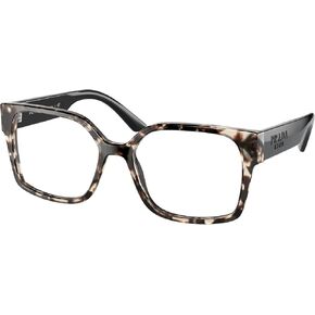 Prada Heritage PR 11RV VAO1O1 Sheaves Grey Brown Plastic Round Eyeglasses 52mm in Kuwait
