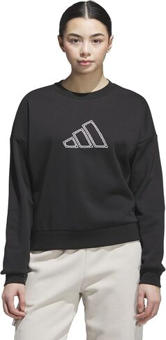 adidas Women's Seasonal Essentials Pearls Graphic Sweatshirt in Saudi Arabia