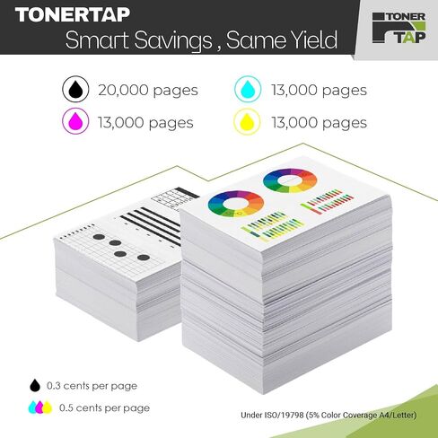 Toner Tap S3840XHY Compatible for Color Smart Multifunction S3840CDN S3845CDN Replacement for Dell 593-BCBC 1KTWP (Extra High Yield, Black Color) in Saudi Arabia
