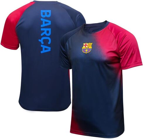 Icon Sports متوافق مع تي شيرت FC Barcelona Soccer Poly للشباب لكرة القدم in Saudi Arabia