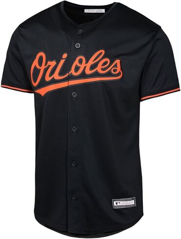 Outerstuff Adley Rutschman Baltimore Orioles MLB Kids Youth 8-20 Black Alternate Player Jersey in Saudi Arabia