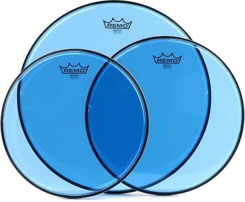 Remo Emperor Colortone Blue 3-piece Tom Pack - 12/13/16 inch in Saudi Arabia