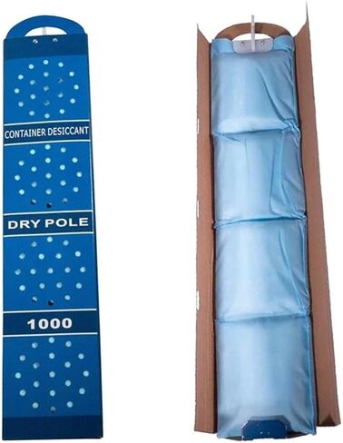 Mytee Products (4 Pack) Shipping Container Desiccant Strip w/Hanger -29"x6.5"x1.25" Desiccant Strips for Moisture Absorption - Upto 60 Days Moisture Absorption - Top Hook for Hanging Inside Containers in Saudi Arabia