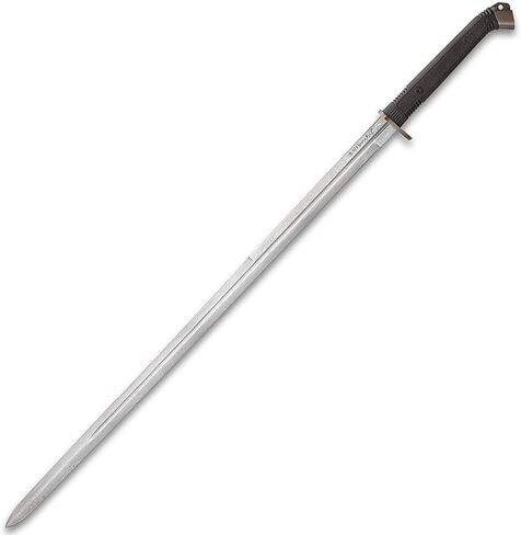 Honshu Boshin Double Edge Sword | 40 13/16 "بشكل عام | 30 1/2" 1060 شفرة فولاذية عالية الكربون | مقبض TPR محكم | غمد خشبي in Kuwait