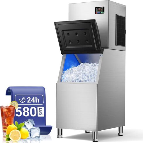120lbs/24H ice Machine with 33lbs Ice Storage Capacity, Ice Maker Commercial for Bar Restaurant Home Office, with Scoop in Saudi Arabia
