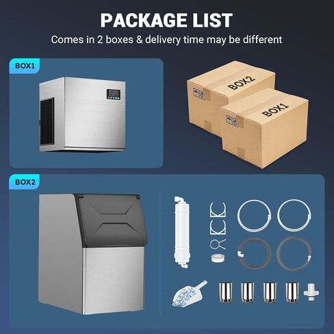 120lbs/24H ice Machine with 33lbs Ice Storage Capacity, Ice Maker Commercial for Bar Restaurant Home Office, with Scoop in Saudi Arabia