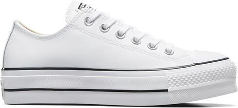 Converse Women's Chuck Taylor All Star Lift Clean Sneaker, Black/White, 10.5 M US in Saudi Arabia
